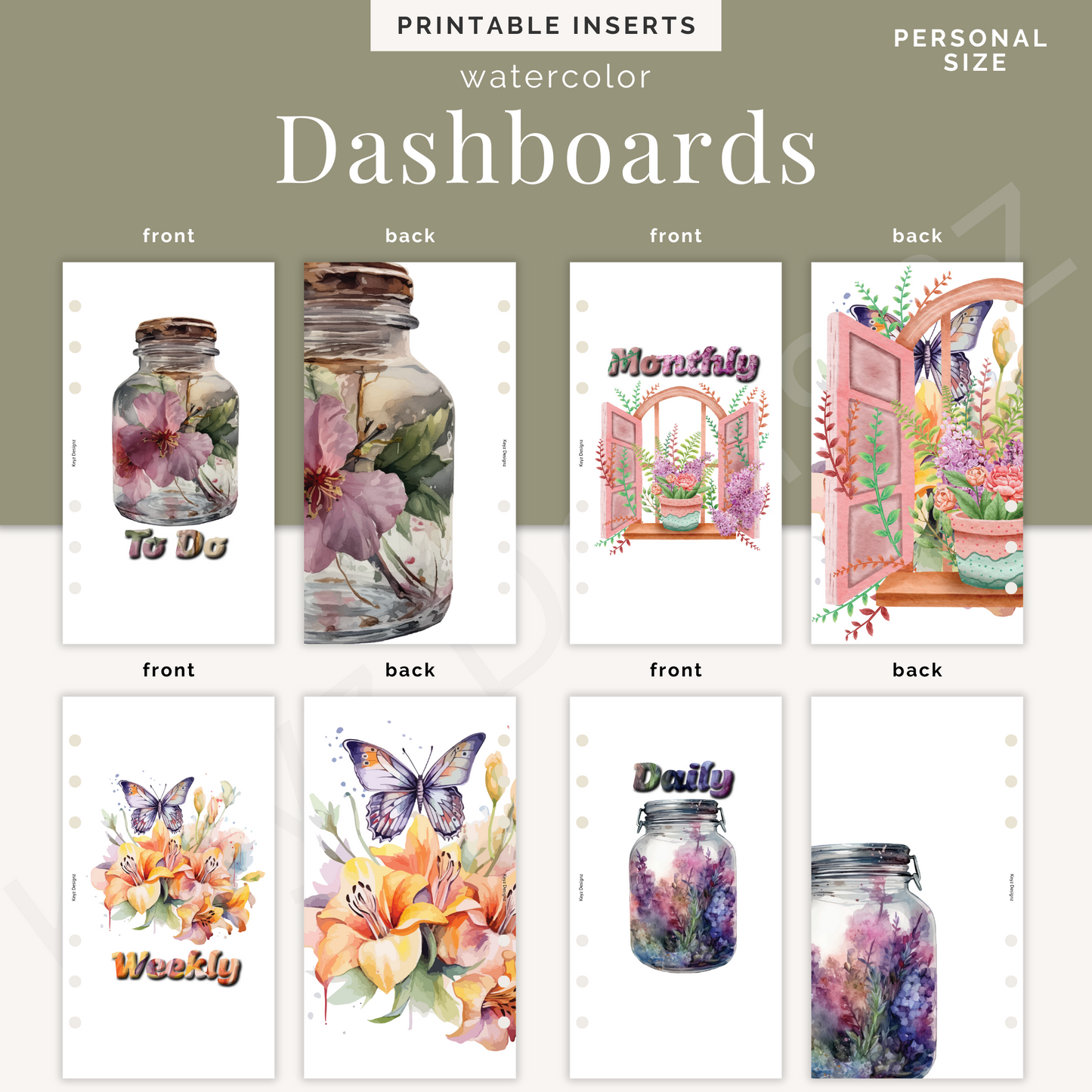 Watercolor Dashboards