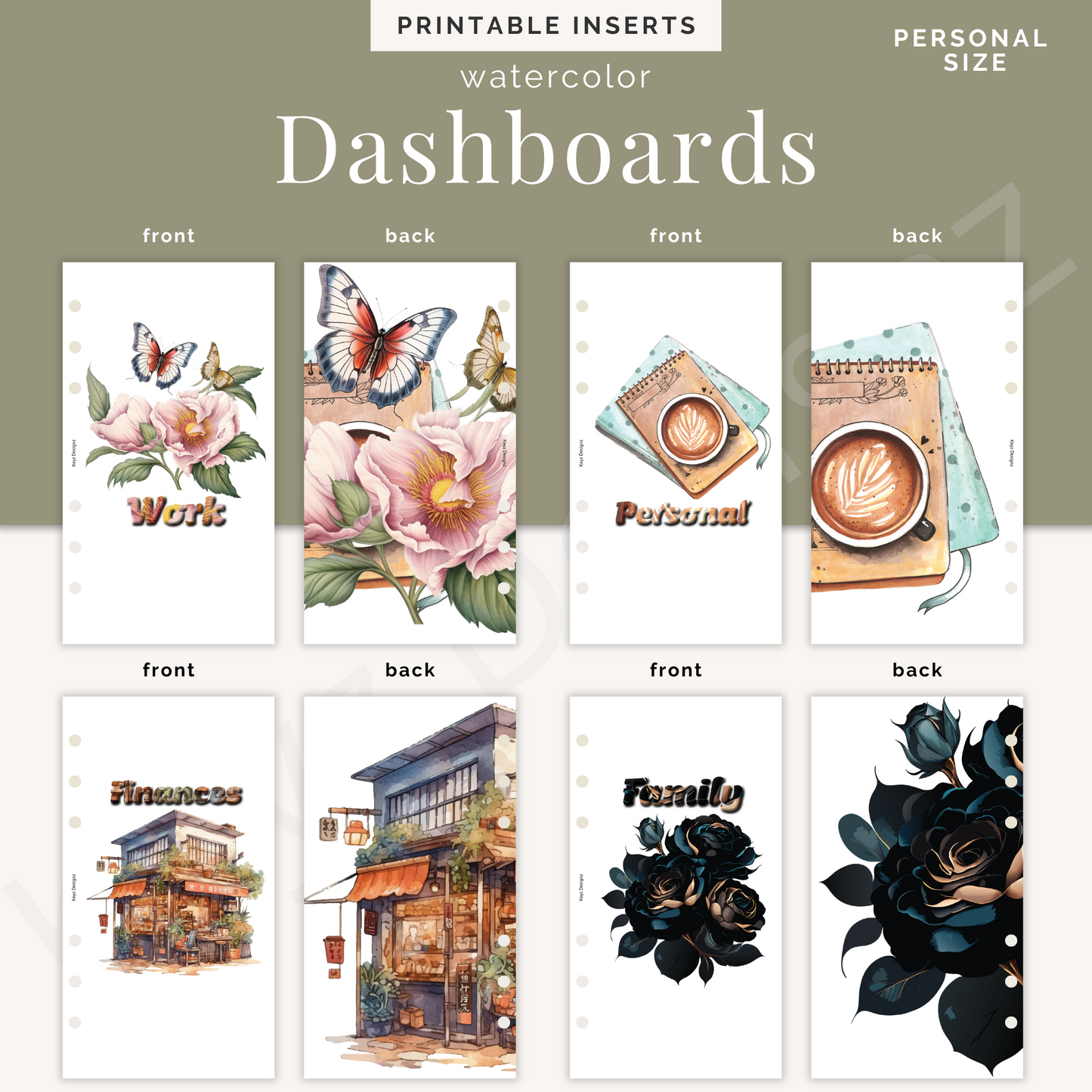 Watercolor Dashboards