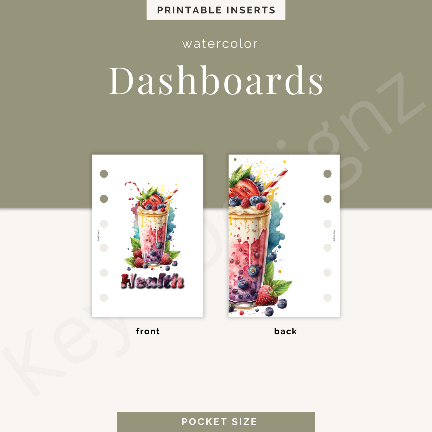 Watercolor Dashboards