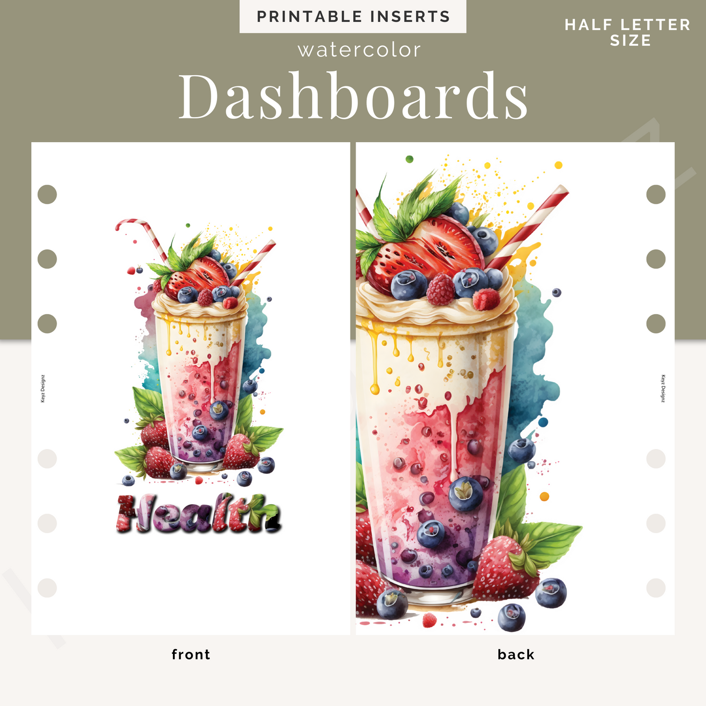 Watercolor Dashboards